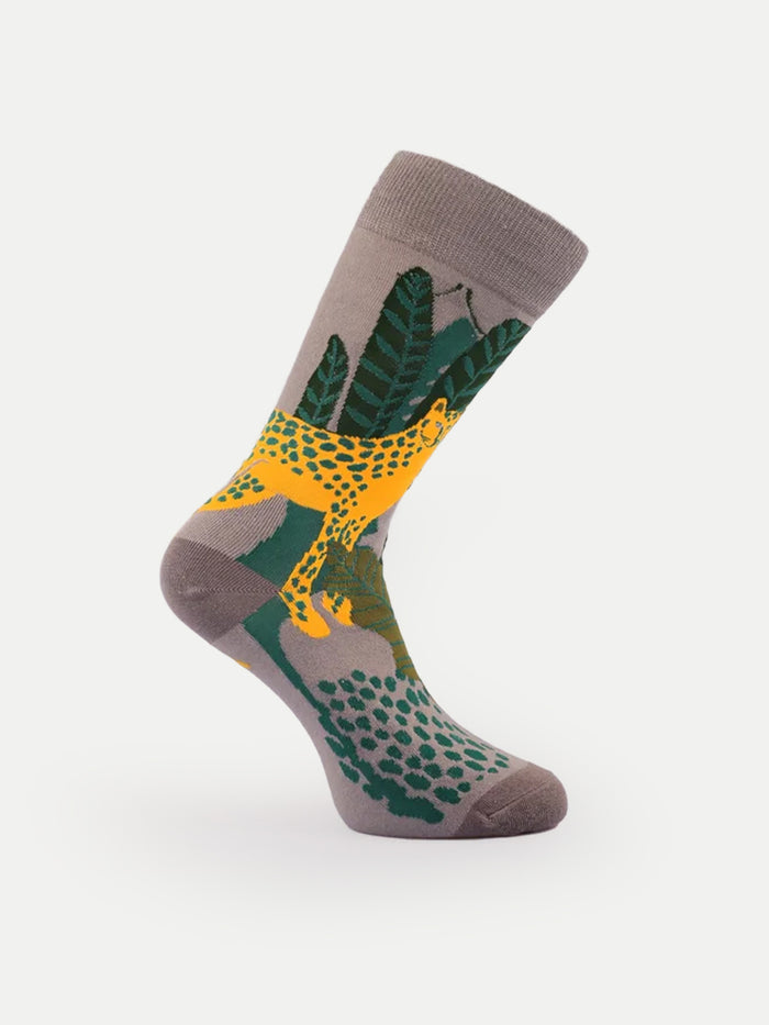 Cosmic Crew Socks | Leopard Jungle-Image 2
