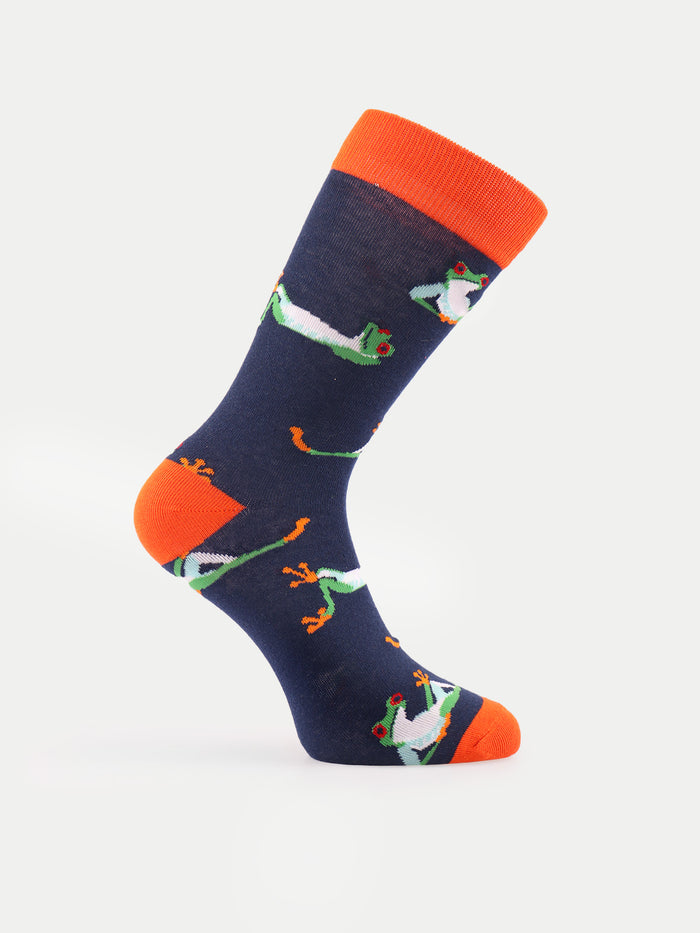 Cosmic Crew Socks | Lazy Frog-Image 2