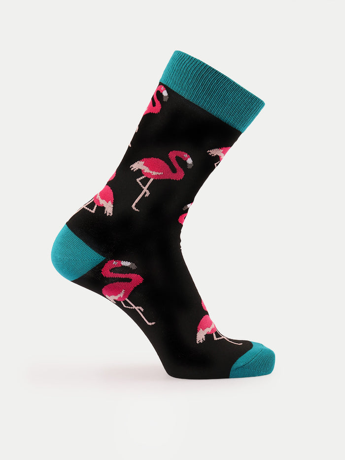 Cosmic Crew Socks | Flamingos-Image 2
