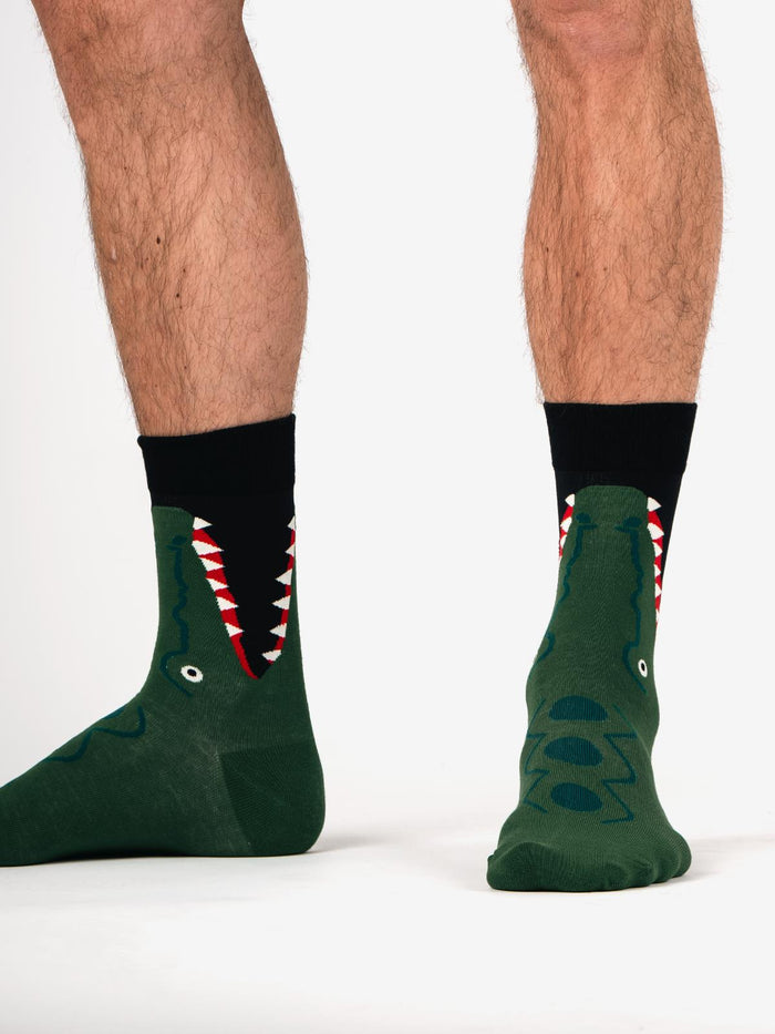 Cosmic Crew Socks | Croc Bite-Image 2
