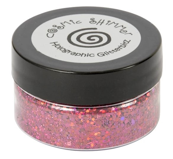 Cosmic Shimmer - Holographic Glitterbitz - Cherry Red. Available in Bowmanville Ontario Canada.