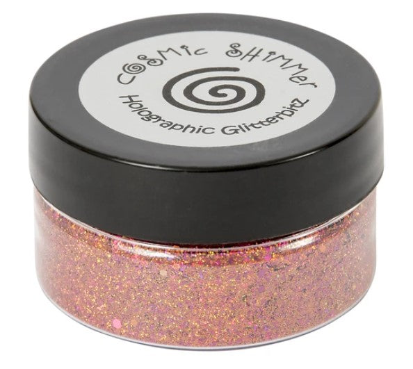 Cosmic Shimmer - Holographic Glitterbitz - Coral Red. Available in Bowmanville Ontario Canada.