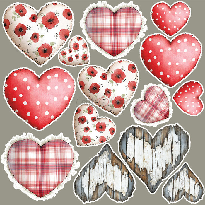 Craft O'Clock - 8X8 Mix Paper Pad - Heart of the Sun. Available at Embellish Away located in Bowmanville Ontario Canada.