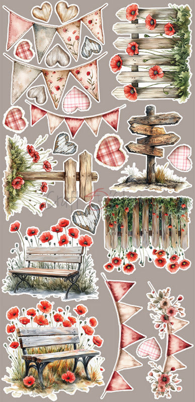 Craft O'Clock - Extras Set - Heart of the Sun - Mix. Available at Embellish Away located in Bowmanville Ontario Canada.