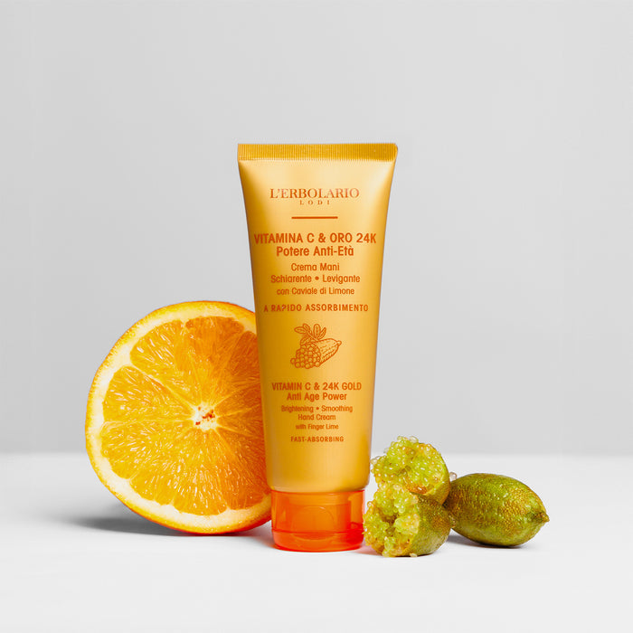 Crema Mani Vitamina C & Oro 24K