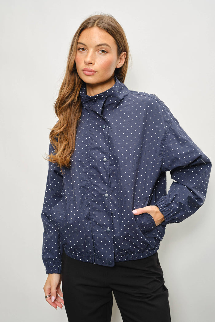 DAMON POLKA DOT WINDBREAKER