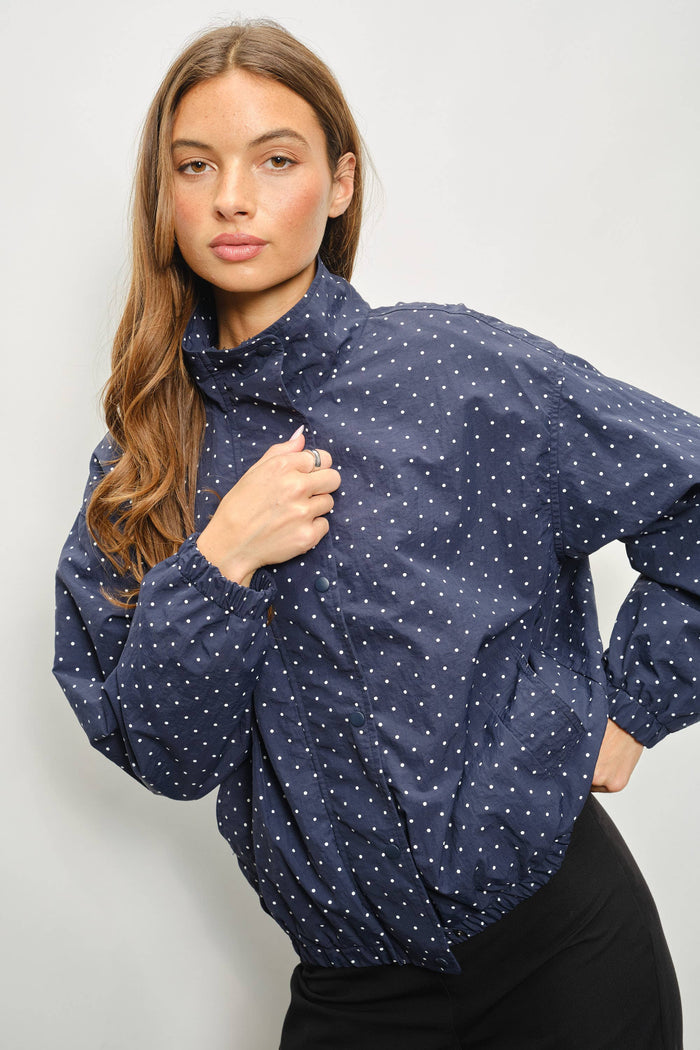 DAMON POLKA DOT WINDBREAKER