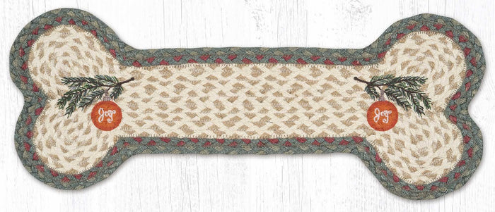 DBP-025 Ornament on Branch Dog Bone Rug