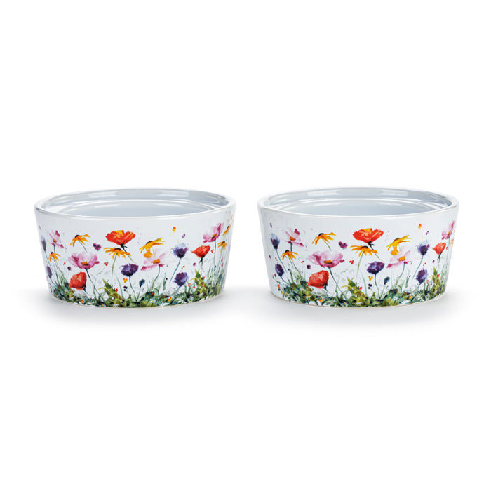 DC Wildflowers Ramekins Set of 2