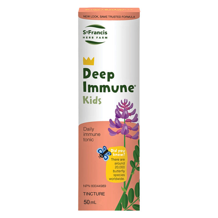 Box of St. Francis Herb Farm Deep Immune® For Kids 50ml