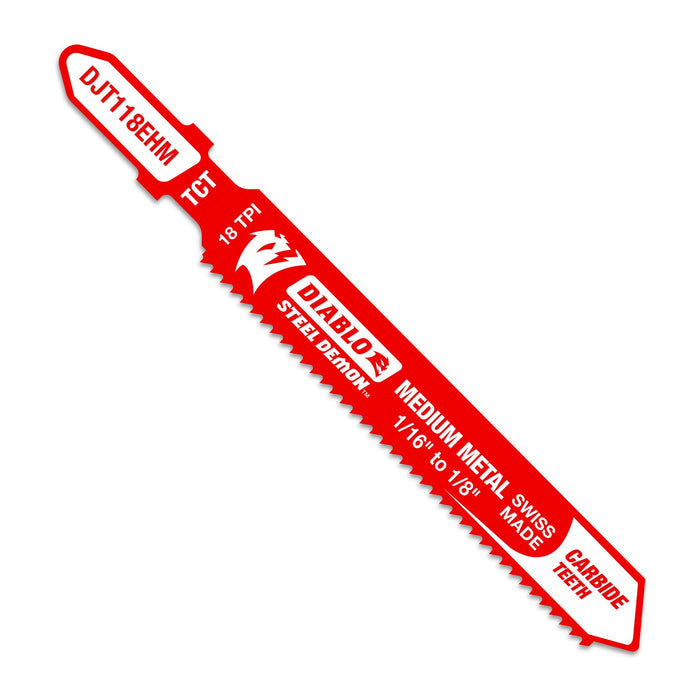 Diablo Carbide T-Shank Jig Saw Blade for Medium Metal