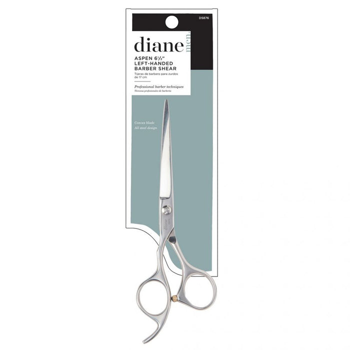 Diane Aspen Left-Handed Barber Shear - 6.5" # D5876 - Palms Fashion Inc.