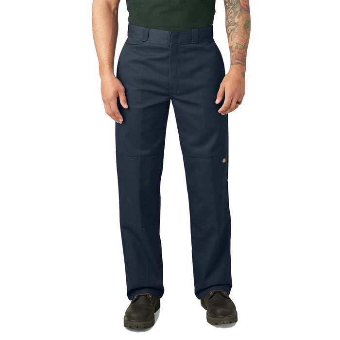 Dickies Men's Loose Fit Double Knee Work Pants Pants Dickies Dark Navy 28 30 Inseam