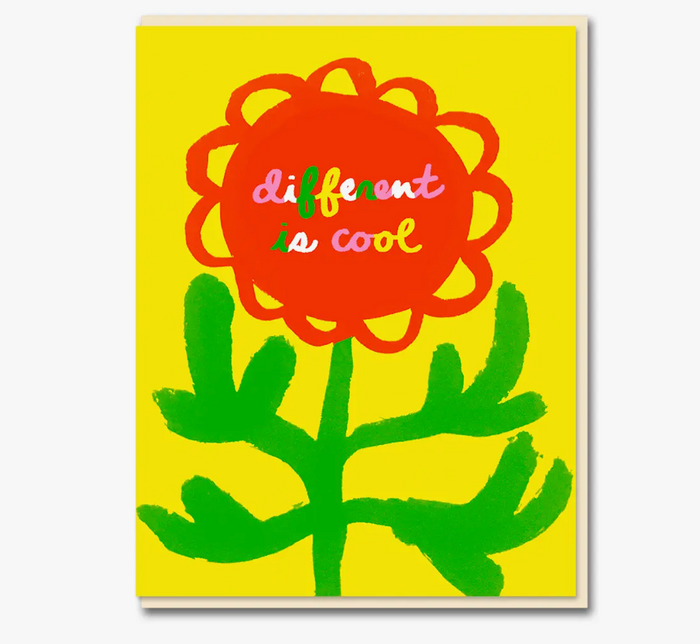 different is cool card