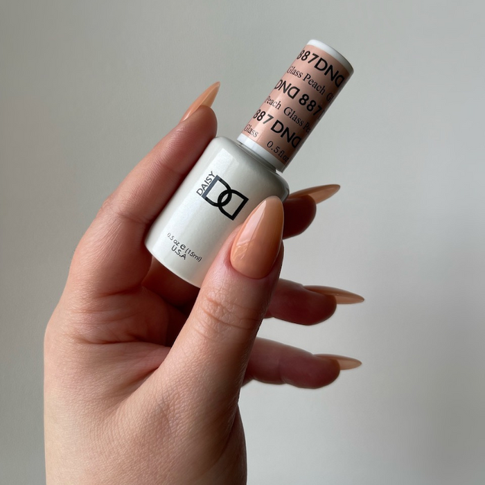 DND Gel Nail Polish - Glass Peach 887