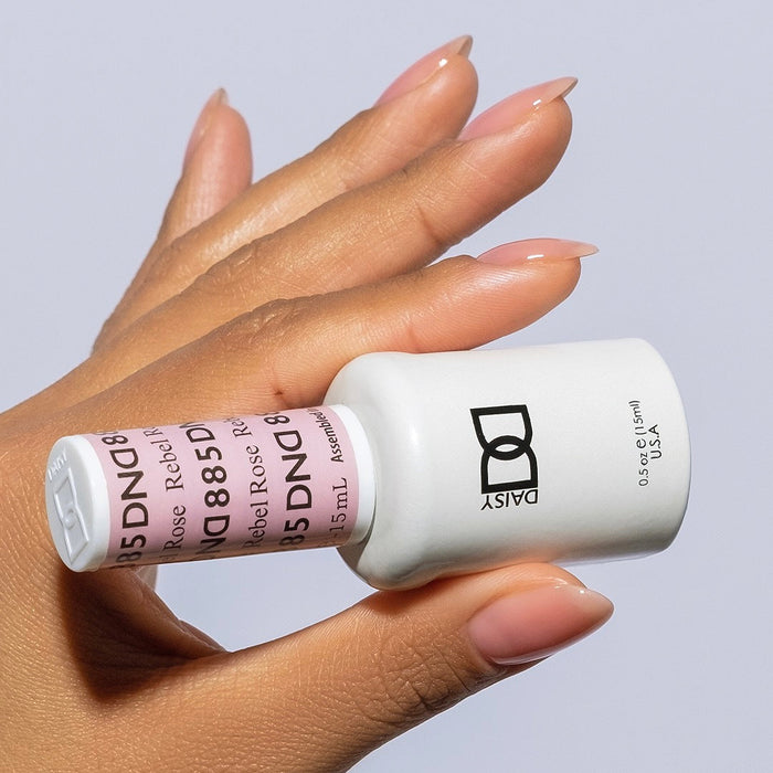 DND Gel Nail Polish - Rebel Rose 885