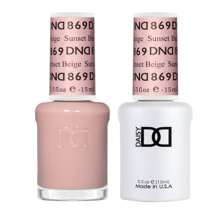 DND Gel Nail Polish - Sunset Beige 869