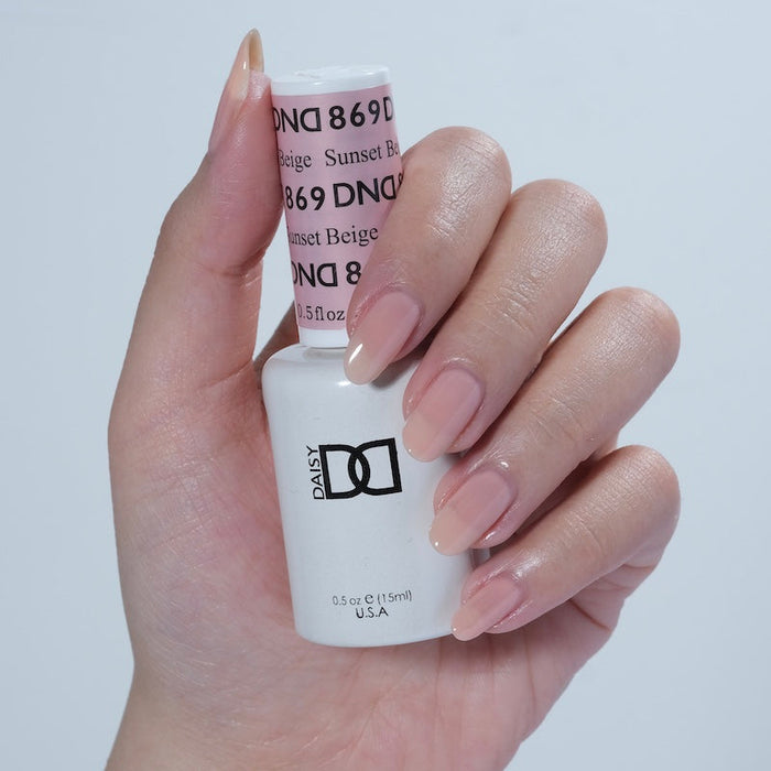 DND Gel Nail Polish - Sunset Beige 869