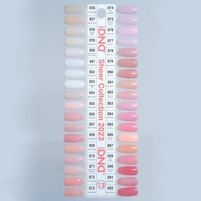 DND Sheer Collection 36 Colors Duo Gel Polish