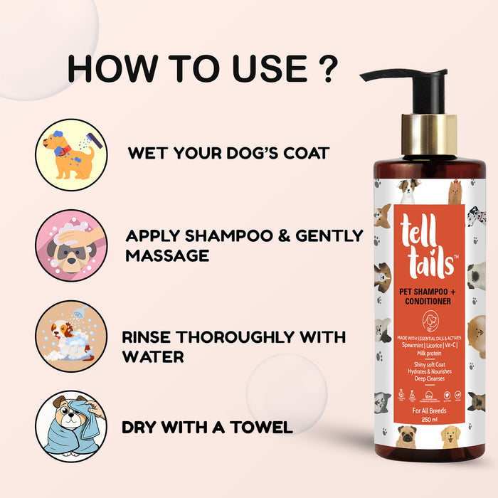 DOG SHAMPOO + CONDITIONER
