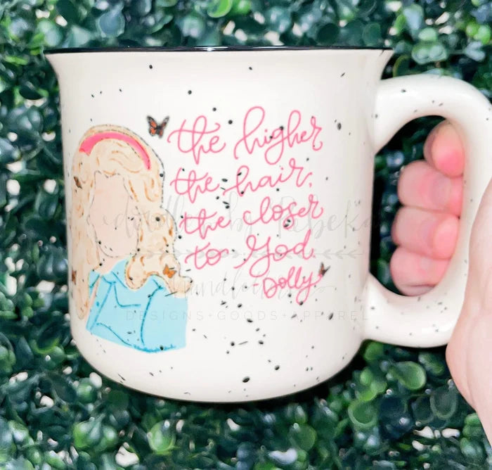 Dolly The Higher The Hair Mug