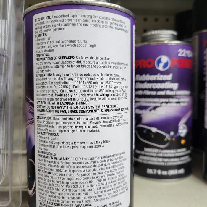 Dominion Sure Seal Schutz Spray Gun with one 28 OZ can Pro Form Undercoating 22104