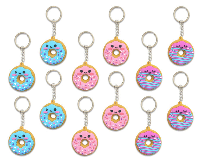 Donut Soft Rubber Keychains