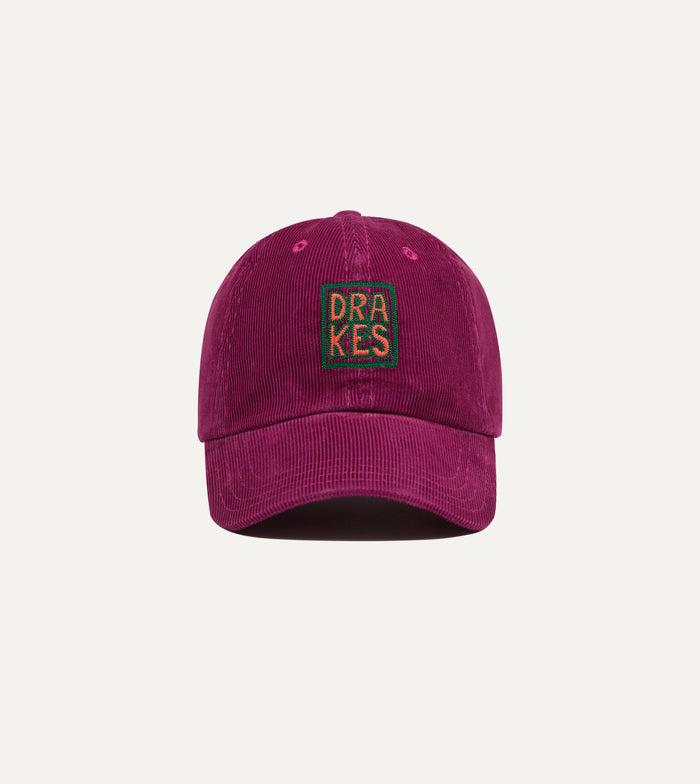 Drake's Square Font Cord Baseball Cap
