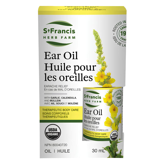 Package of St. Francis Herb Farm Ear Oil 30ml