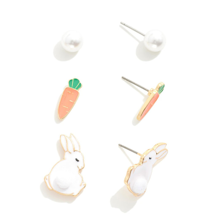 easter stud earrings