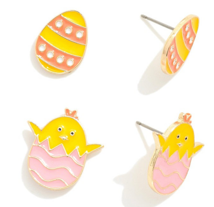 easter stud earrings