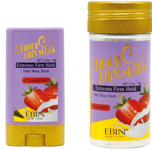 EBIN 24 HOUR EBIN SLEEK WAX STICK - STRAWBERRY - Palms Fashion Inc.