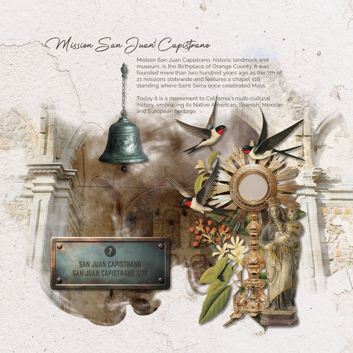 With 81 unique photo masks supplied as both standard and inverse embellishments, these digital photo masks by Lucky Girl Creative can be filled with paper or photos, colorized, or used as Blend effects. In Photoshop, drop the photo mask on your page, overlay with your favorite photo, and create a clipping path for a stunning result.
