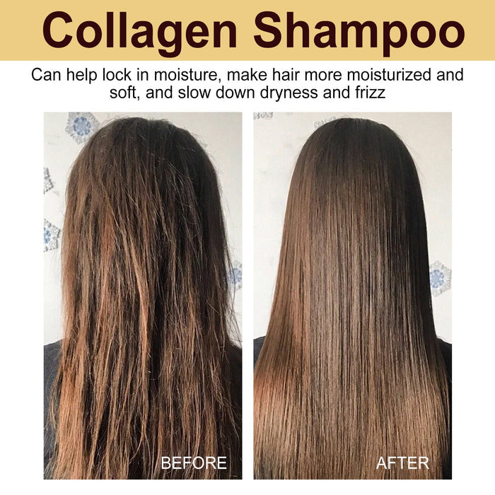 EELHOE Collagen Shampoo Repair Damaged Hair Reduction EELHOE COSMETICS