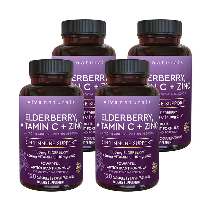 4 Bottles - 120 Capsules