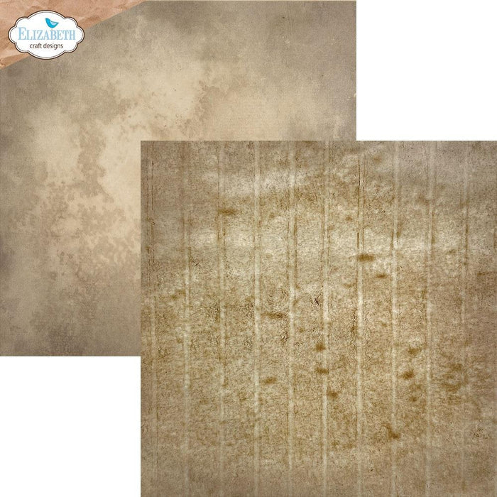 Elizabeth Crafts - Double-Sided Cardstock Pack 12X12 - Coffee Dyed. The perfect start to scrapbook pages, cards and more! This package contains double-sided paper pack. Available at Embellish Away located in Bowmanville Ontario Canada.