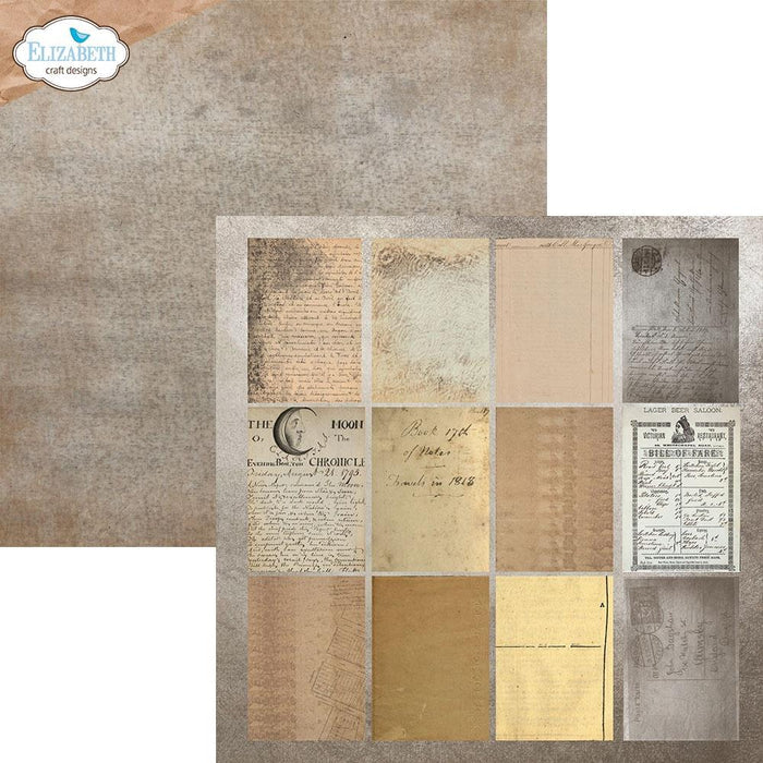 Elizabeth Crafts - Double-Sided Cardstock Pack 12X12 - Coffee Dyed. The perfect start to scrapbook pages, cards and more! This package contains double-sided paper pack. Available at Embellish Away located in Bowmanville Ontario Canada.