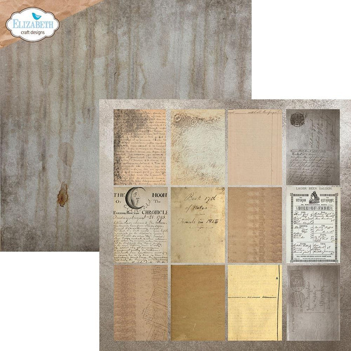 Elizabeth Crafts - Double-Sided Cardstock Pack 12X12 - Coffee Dyed. The perfect start to scrapbook pages, cards and more! This package contains double-sided paper pack. Available at Embellish Away located in Bowmanville Ontario Canada.