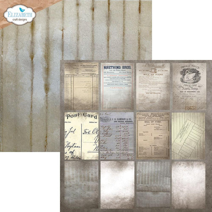 Elizabeth Crafts - Double-Sided Cardstock Pack 12X12 - Coffee Dyed. The perfect start to scrapbook pages, cards and more! This package contains double-sided paper pack. Available at Embellish Away located in Bowmanville Ontario Canada.