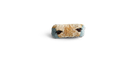 Embroidered Eye Brooch - Giraffe