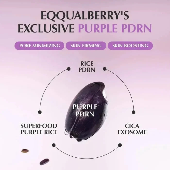 EQQUALBERRY Purple PDRN Pore Minimizing Serum 30 ml - DOKAN