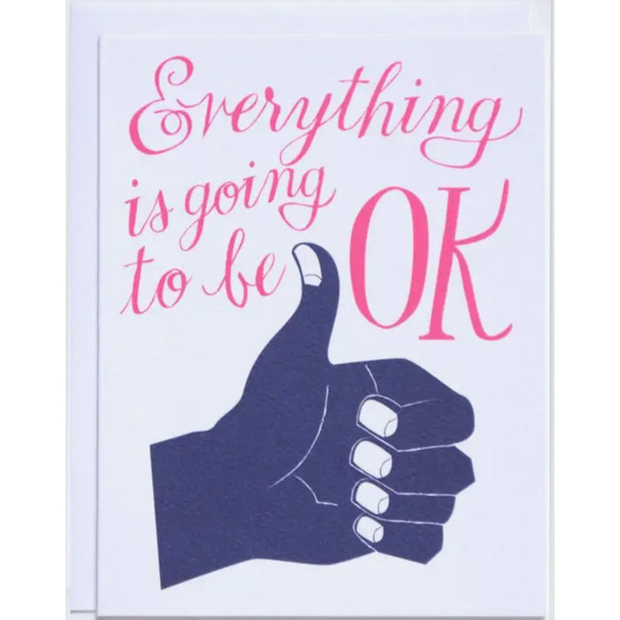 everything OK greeting card