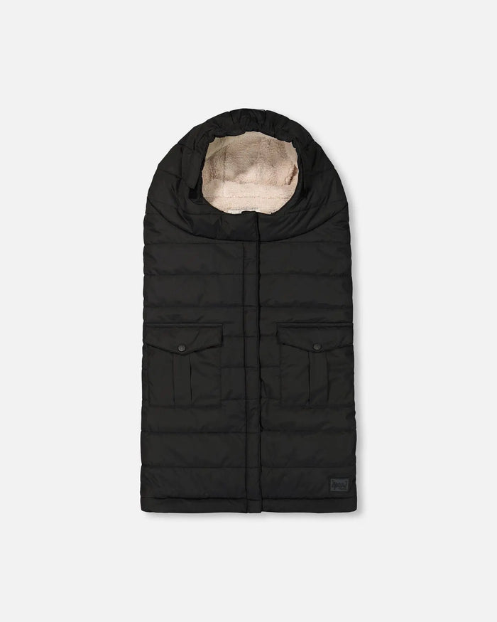 Evolutive Baby Footmuff Designed For Car Seat And Stroller Black | Deux par Deux | Jenni Kidz