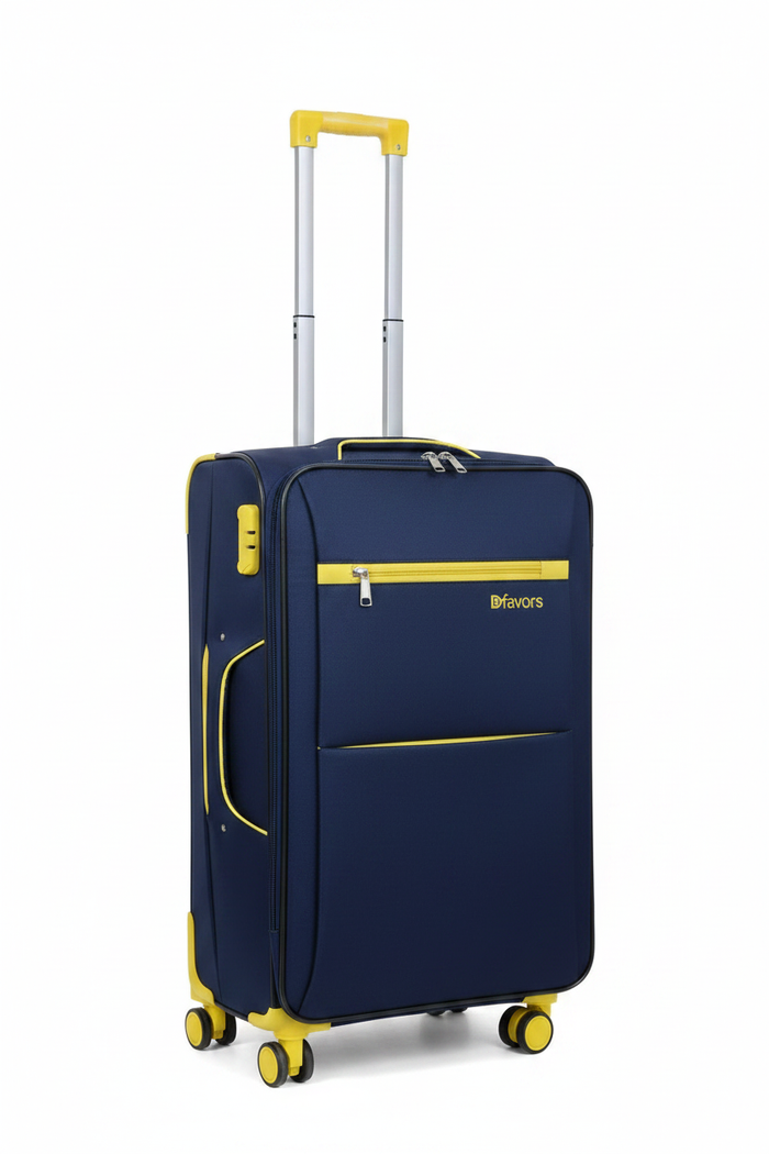 Single Dfavors Navy Blue Suitcase