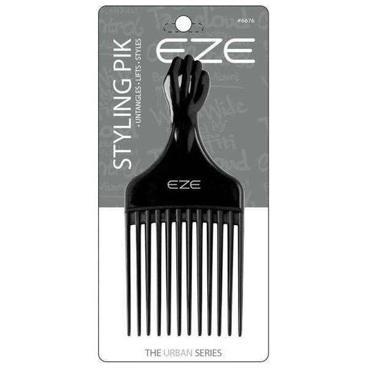 EZE Urban Series Fist Styling Plastic Pik Short, 1 Count, Black