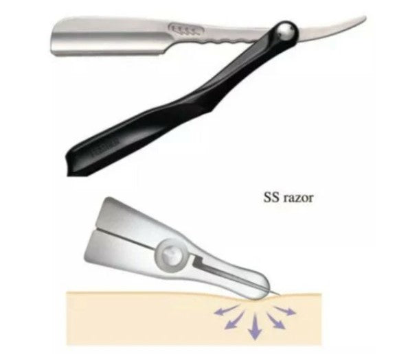 Feather Artist Club SS Folding Black Razor - Palms Fashion Inc.