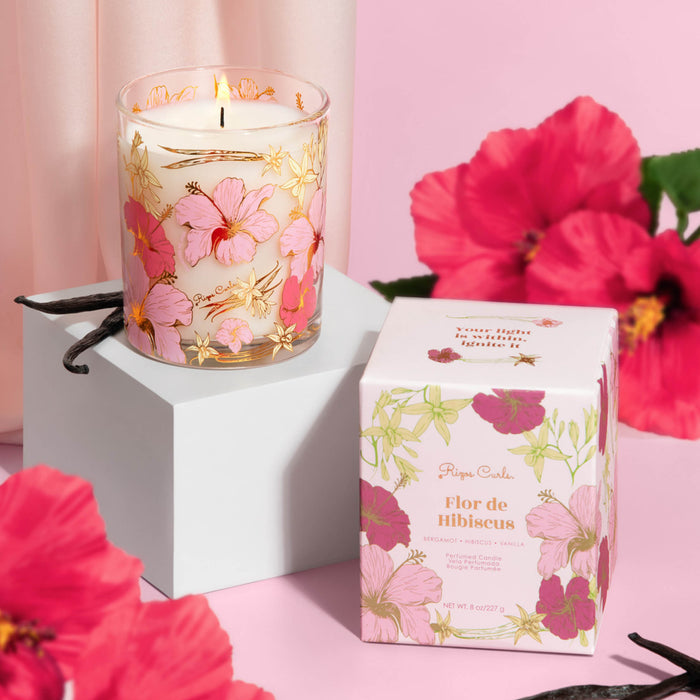Flor de Hibiscus Scented Candle