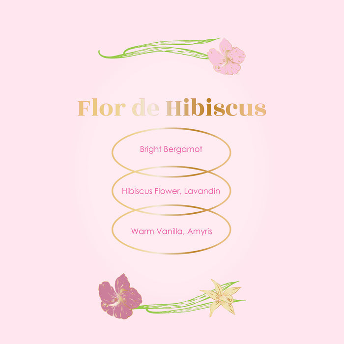 Flor de Hibiscus Scented Candle