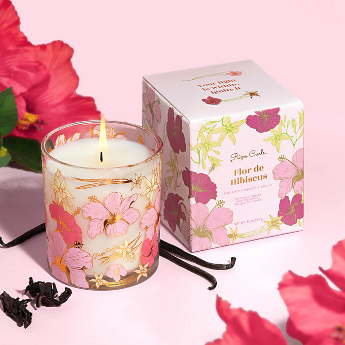 Flor de Hibiscus Scented Candle