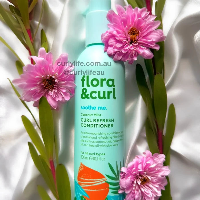 Flora & Curl Coconut Mint Curl Refresh Conditioner
